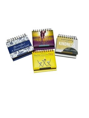 Christian Inspirational Desk Calendar Bundle Set of 4